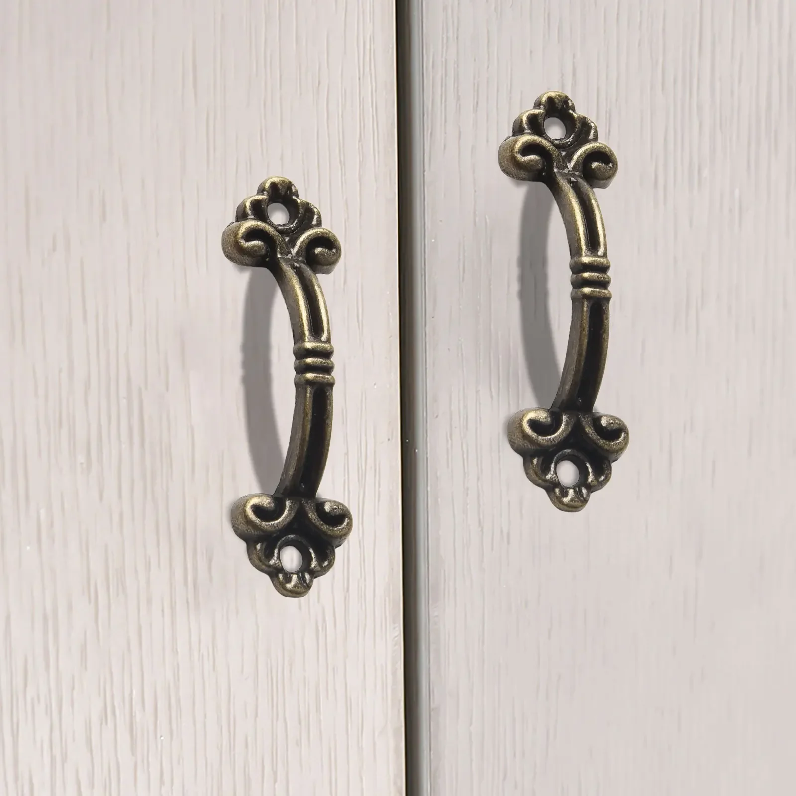 High Quality Practical Brand New Handles Handle Small Handle Jewelry Box Packaging Silver 10PCS Antique Drawer