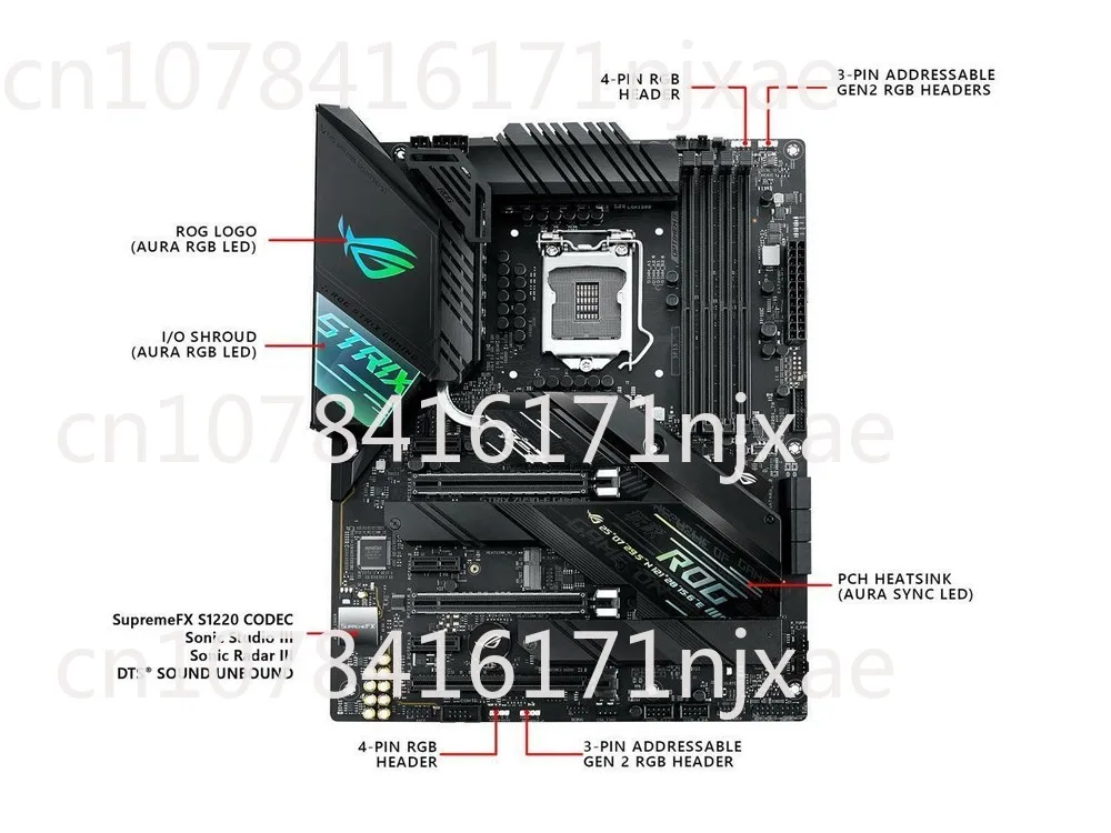

90%New FOR ASUS ROG STRIX Z490-F GAMING Motherboard 10th Generation DDR4 128GB DP+HDMI