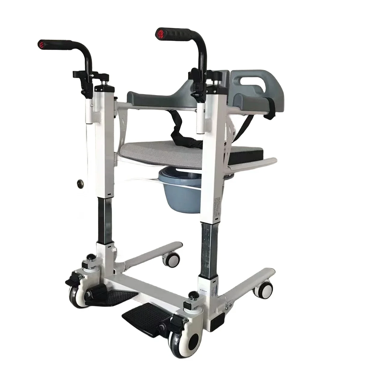 Lightweight Patient Transfer Commode Wheelchair electric patient transfer chair for Elder and Disabled