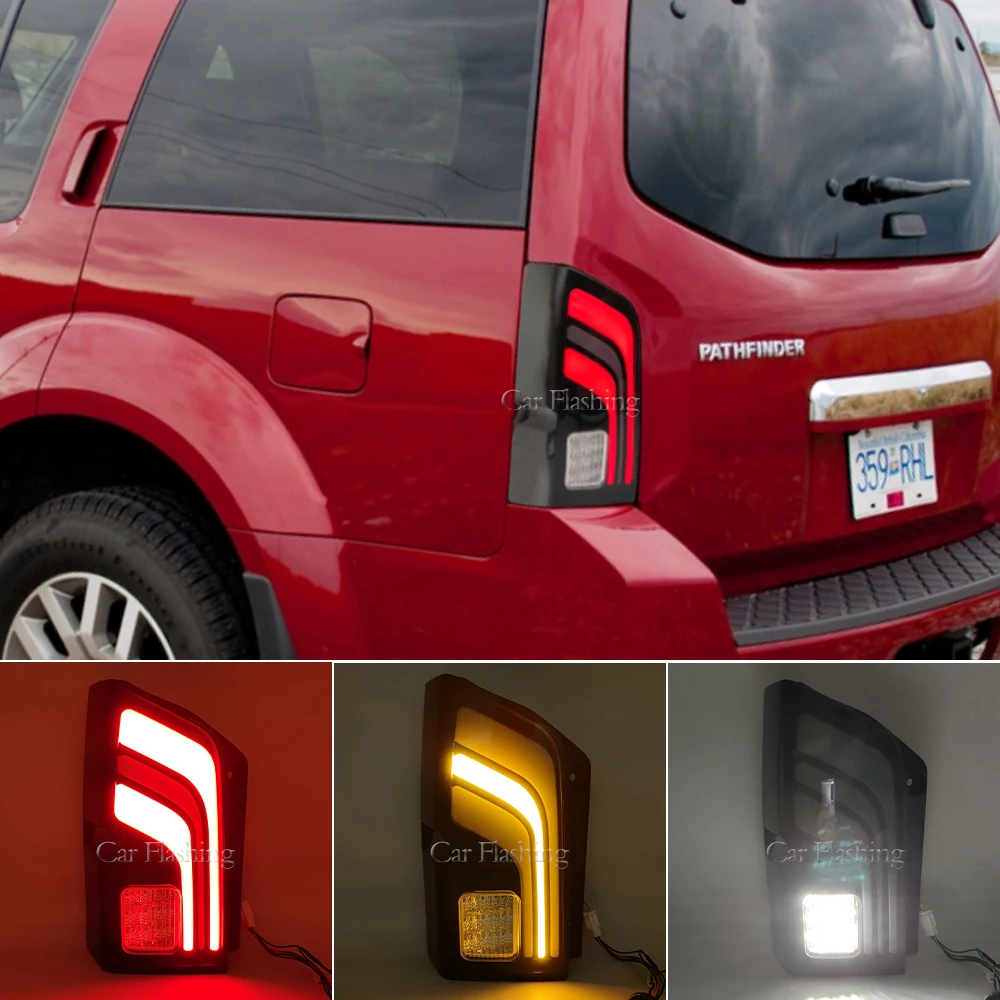 Rear Tail lamp For Nissan Pathfinder R51 2004 2005 2006 2007 2008 2009 2010 2011 2012 2013 Led Brake Turn Signal Lights Fog Lamp