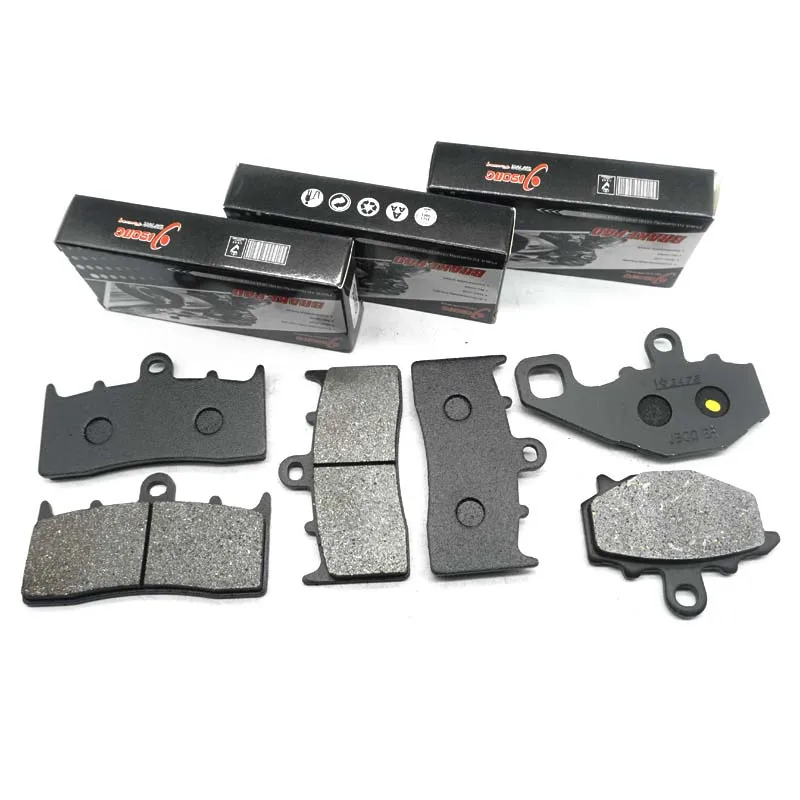 For KAWASAKI ZR400 ZRX400-II 1998 1999 2000 2001 ZRX400 ZRX400-II 2003-2008 ZR ZRX 400 Motorcycle Front Rear Brake Pads Kits Set