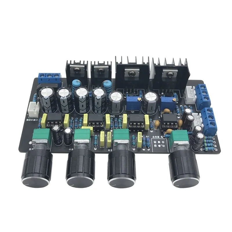 Upgraded Version NE5532 Class A Stabilized Tone Board High School Bass Adjustment HIFI Fever Power Amplifier Preamplifier Board