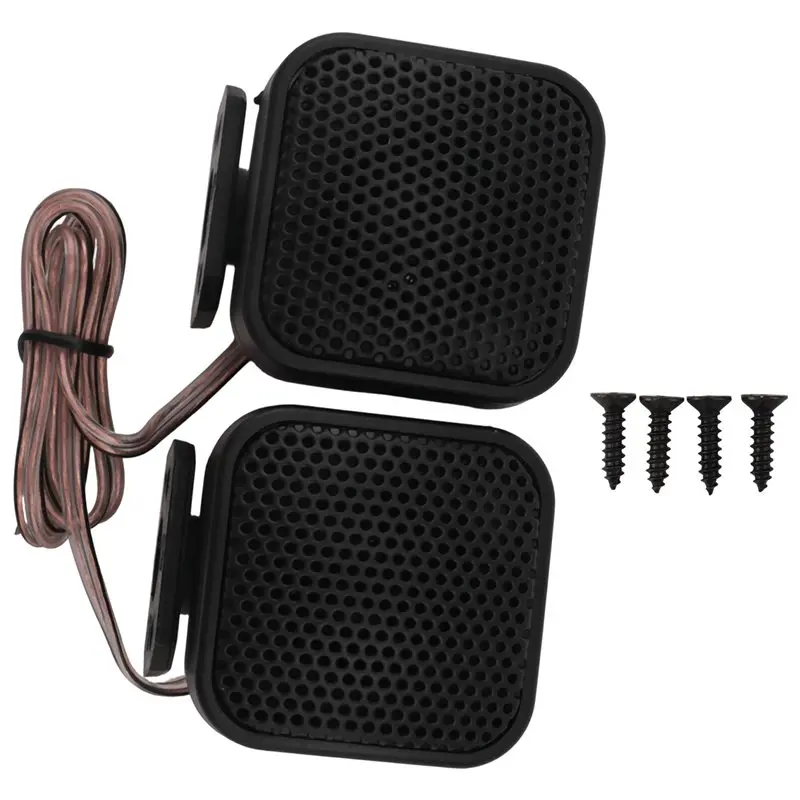 A22E-2Pcs 500W Mini High Efficiency Car Tweeter Speakers Auto Horn Audio Music Stereo Speaker For Car Audio System