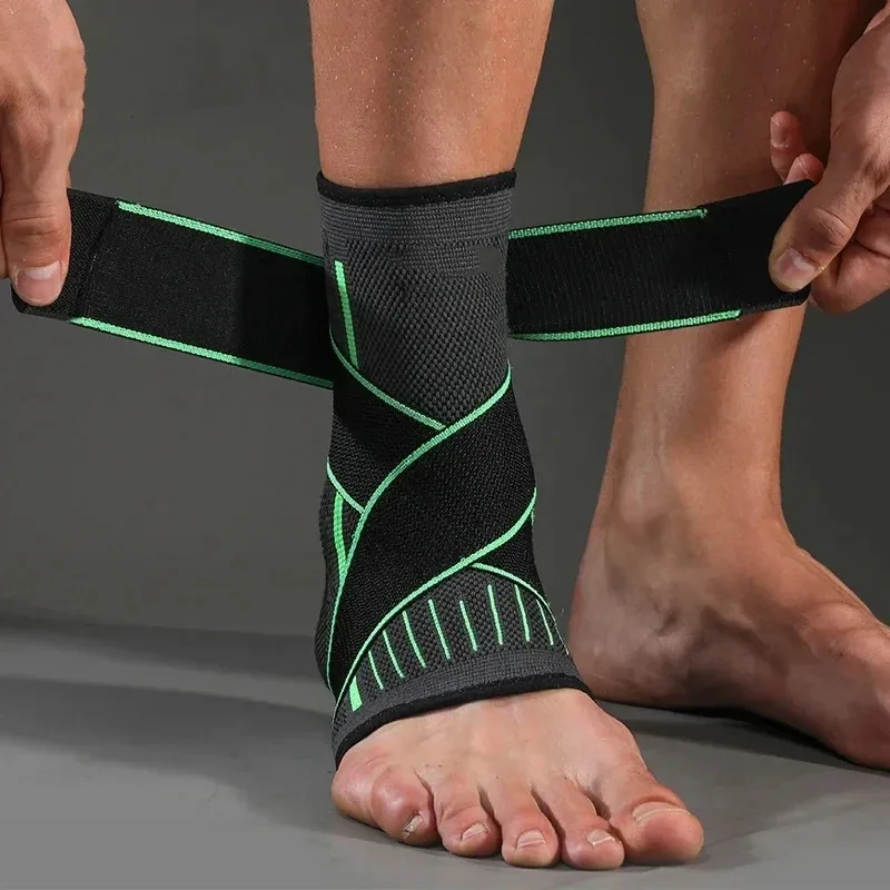 1pc pressurizado bandagem tornozelo suporte tornozelo cinta protetor pé cinta cinto elástico fitness esportes ginásio badminton acessório 2026