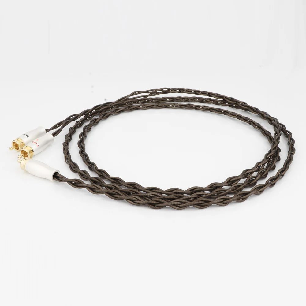 

Premium X441 Hifi Silver Plated Audio RCA Interconnect Cable with 1 RCA to 2 RCA Gold Plated Connector