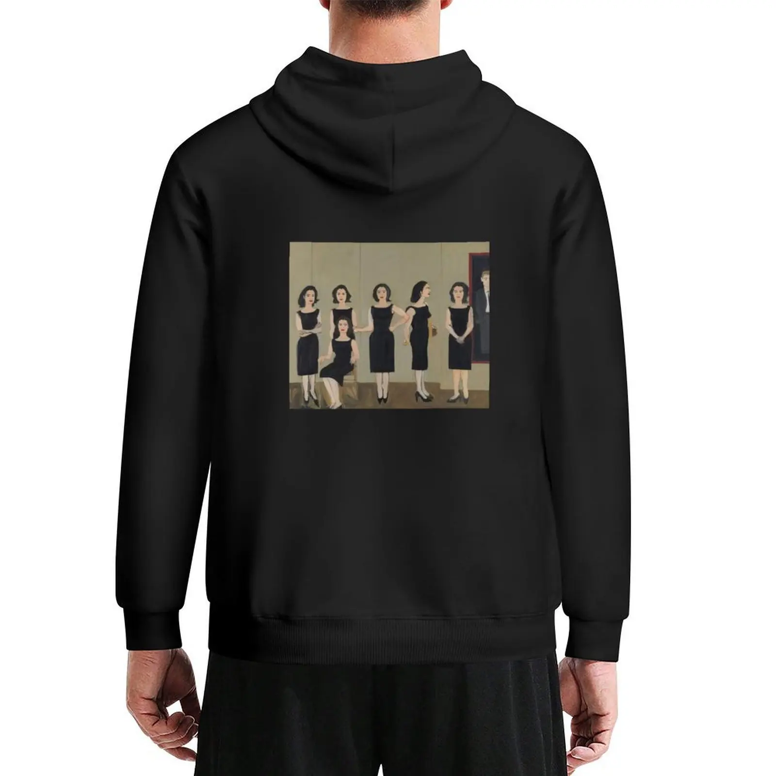 

The Black Dress - Alex Katz Hoodie men clothes mens clothes men's clothing graphic t shirts men hoodie for men