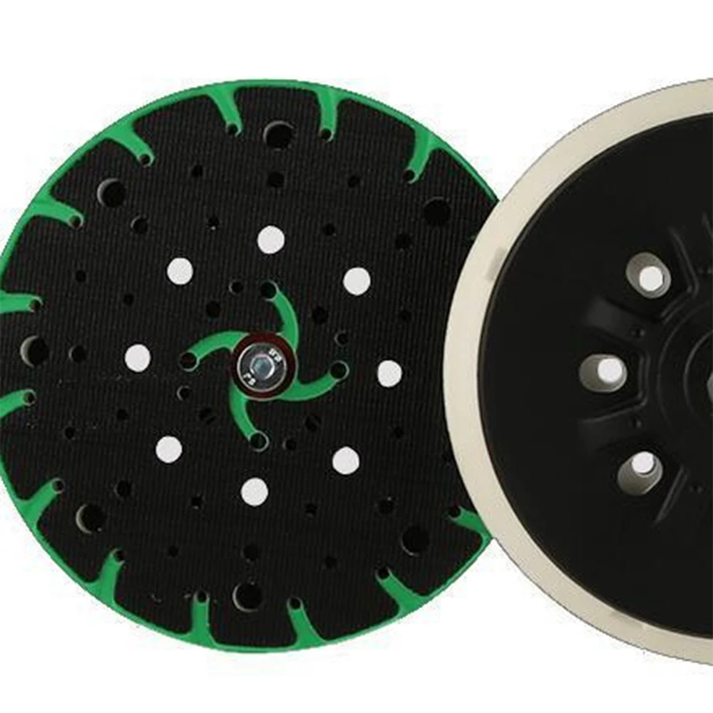 1/2Pcs150mm 6 inch Porous Sanding Back up Pad 48-Hole M8Thread Sander Backing Pad Hook Loop for Car Polishing Disc Abrasive Tool image 6
