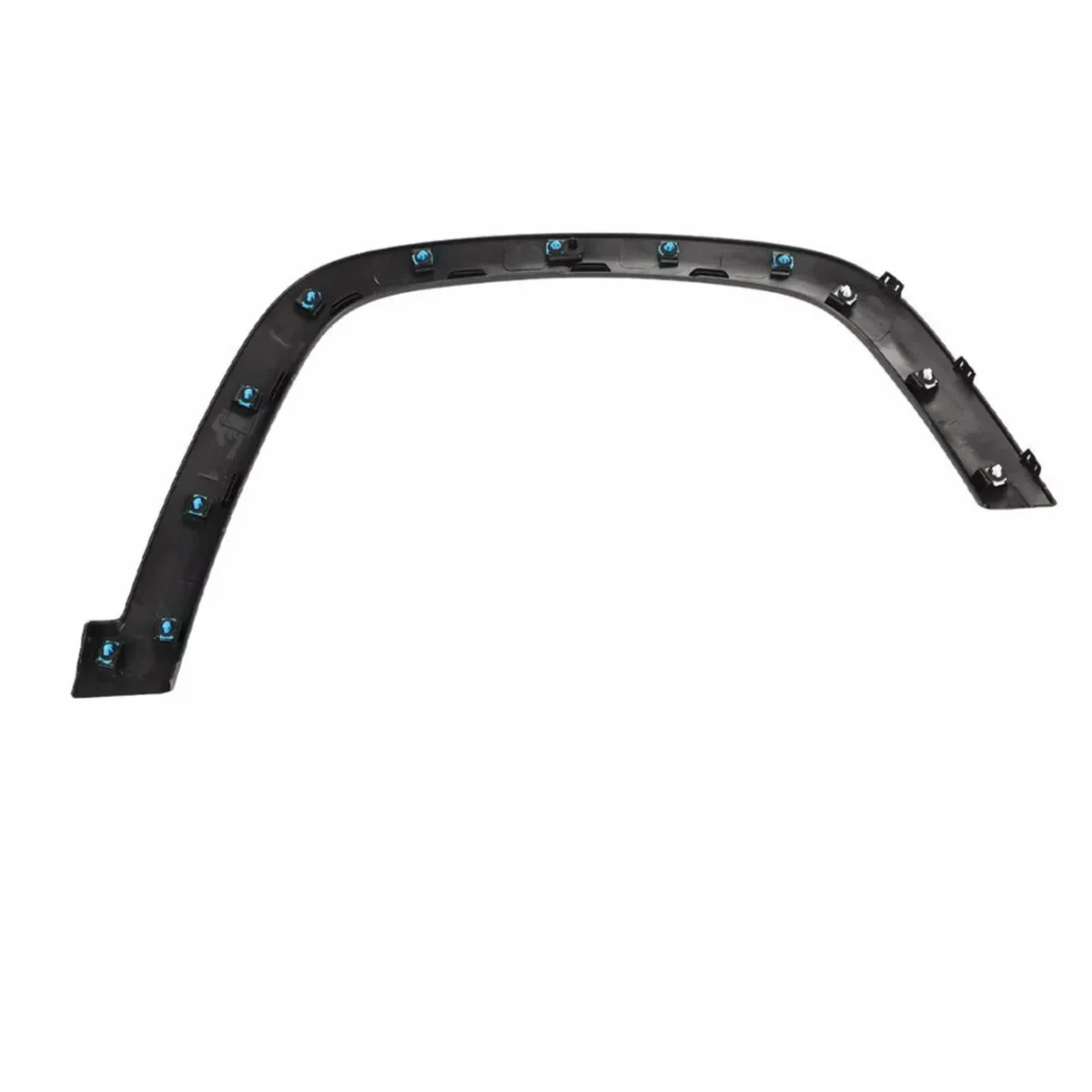 Arco de cejas de rueda delantera para Jeep Compass 2017, 2018, 2021, 2022, accesorios para coche, moldura acampanada, lado derecho izquierdo, ABS negro