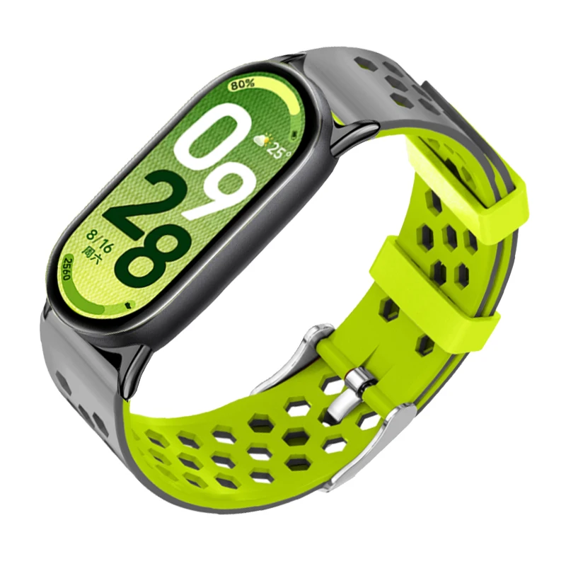 Silikon Sportarmband Für Xiaomi Mi Band 10 / 9 / 8 – Atmungsaktives Ersatzarmband Mit Edelstahlschließe – Schnellspanner, Verstellbar 121+94 Mm – 12 Farben – Leicht, Bequem, Für Alltag & Sport Silikon Sportarmband Für Xiaomi Mi Band 10 / 9 / 8 – Atmungsaktives Ersatzarmband Mit Edelstahlschließe – Schnellspanner, Verstellbar 121+94 Mm – 12 Farben – Leicht, Bequem, Für Alltag & Sport