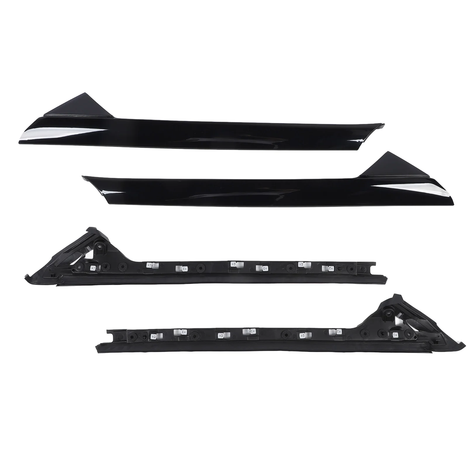 Windshield A Pillar Molding Trim Set BB5Z 7803144 AB Outer Inner Driver and Passenger Side Replacement for Ford Explorer