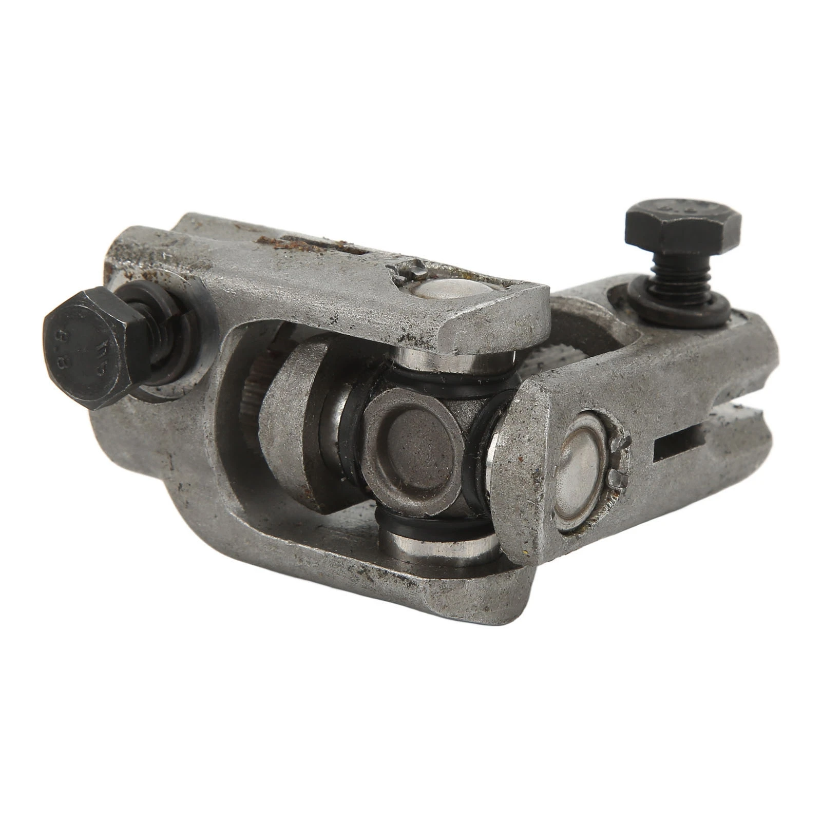 Steering Universal Joint 30T 14mm Steel Alloy Heavy Duty Steering Knuckle Coupling Joint for Go Karts ATVs UTVs
