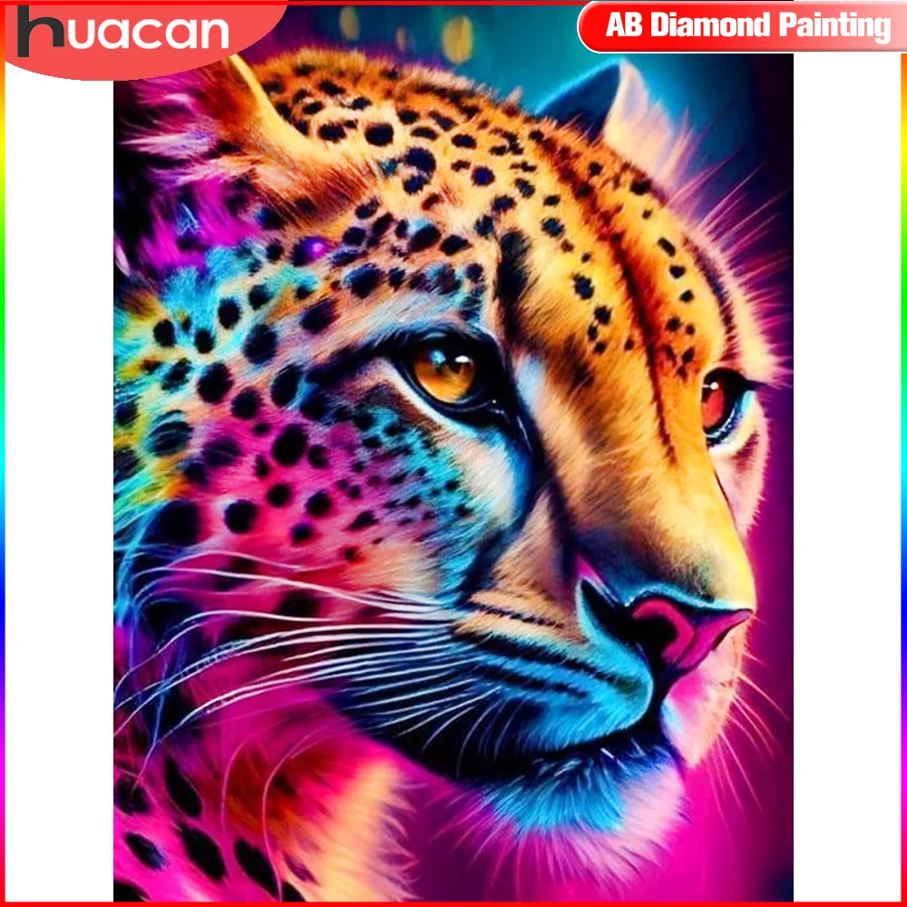 HUACAN AB Diamond Painting Animal DIY Full Embroidery Comple