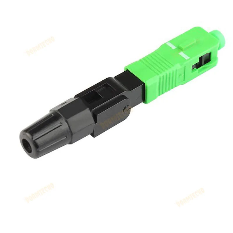 New Warranty 50pcs Fast Connector Fiber Optical  SC APC OR SC APC Single Mode Fiber Optic Quick Connector FTTH