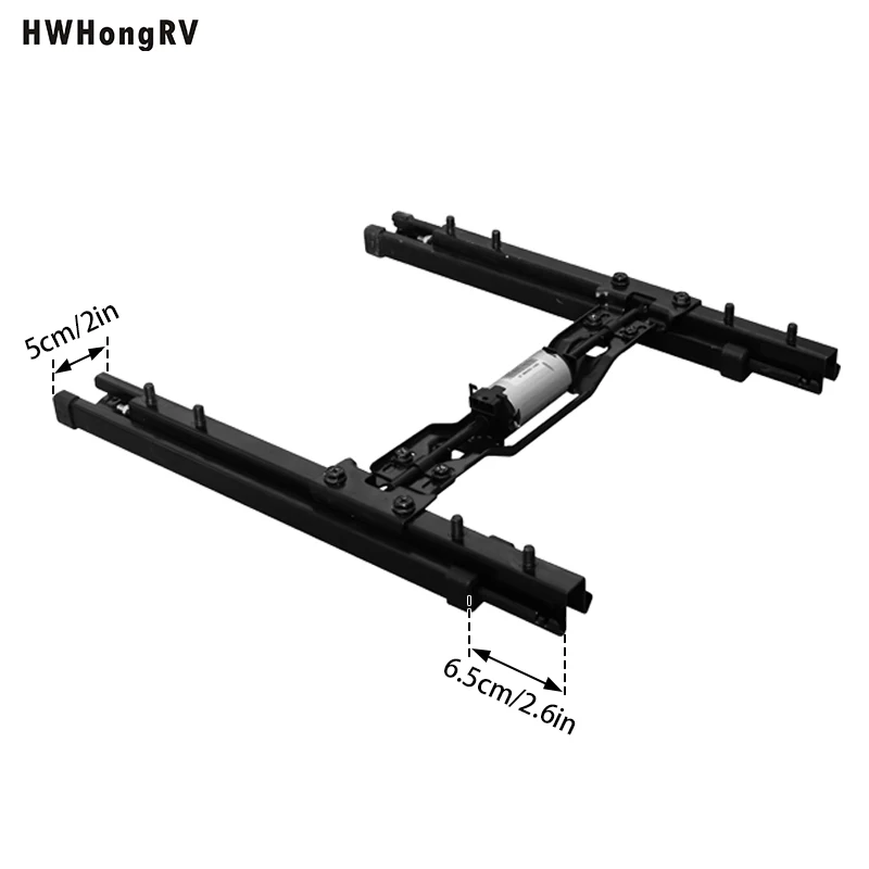 Riel de asiento eléctrico de 347 mm, accesorio de actualización universal, adecuado para actualizar asientos en vehículos comerciales, mpvs y automóviles.