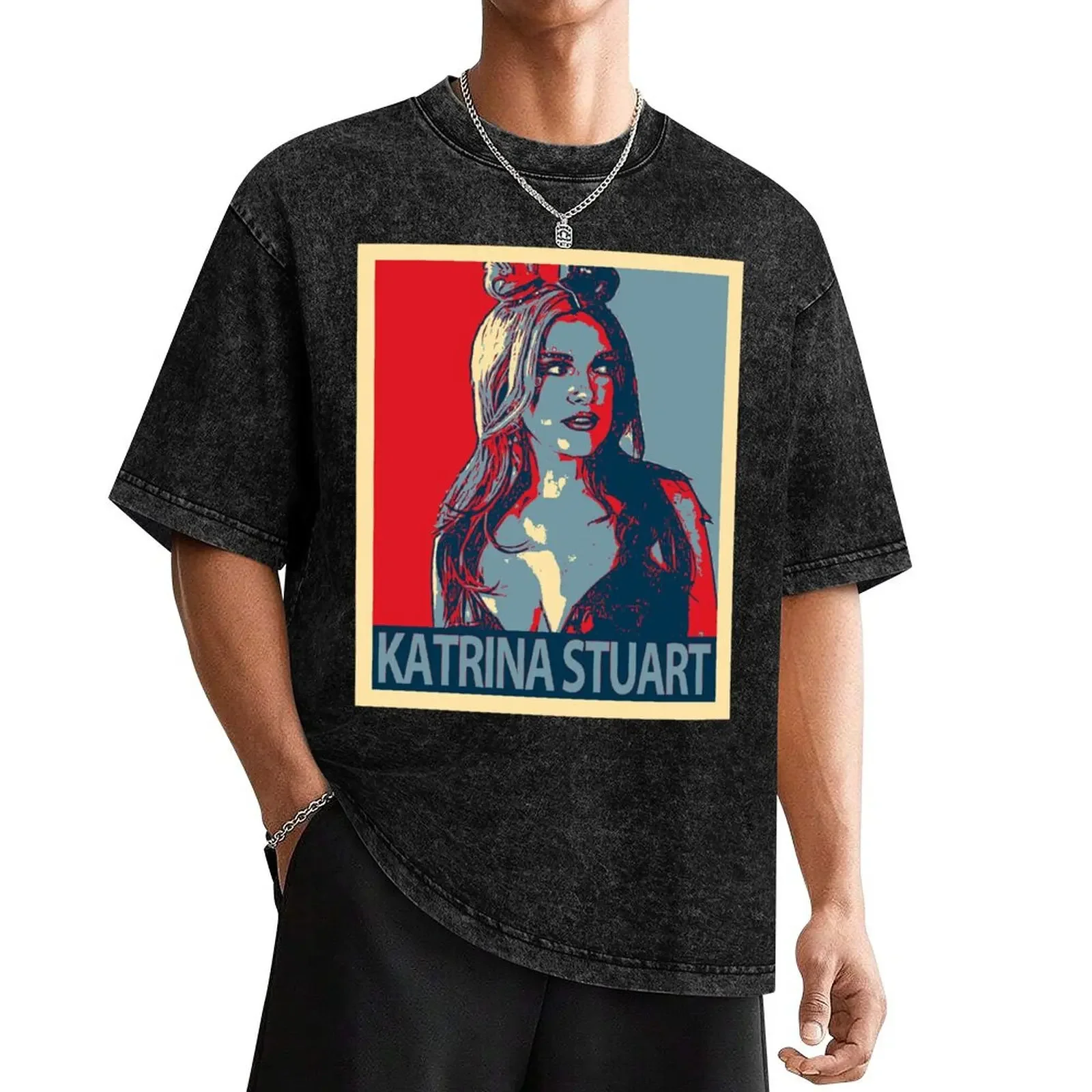 Katrina Stuart T-Shirt graphic t shirts summer top vintage anime shirt plain white t shirts men