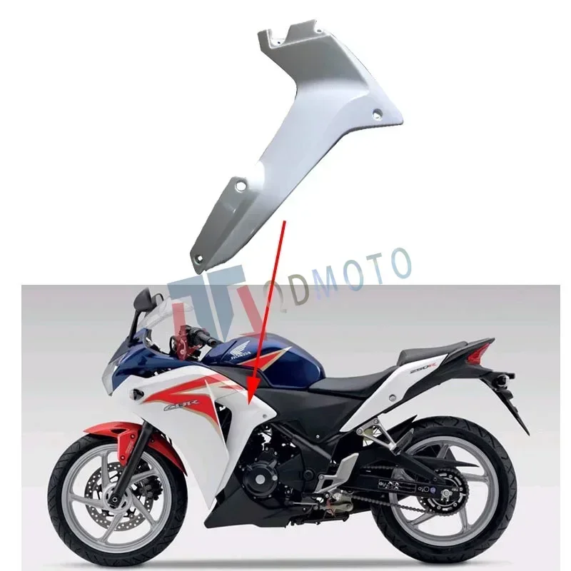 Para honda cbr250r 2011 2012 2013 2014 corpo sem pintura esquerda e direita pequena placa abs injeção carenagem acessórios da motocicleta