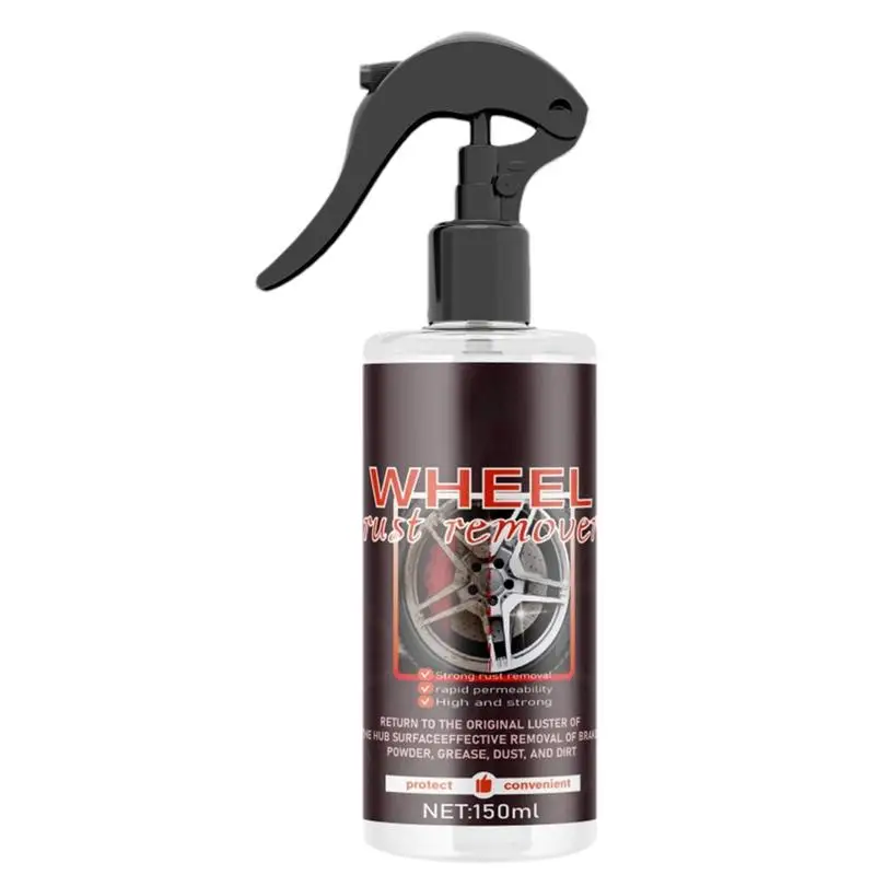 

150ML Car Iron Remover Spray Effective Rust Metal Prevention Spray Paint Surface Care Brake Cleaner Refurbishment Polishing Kit