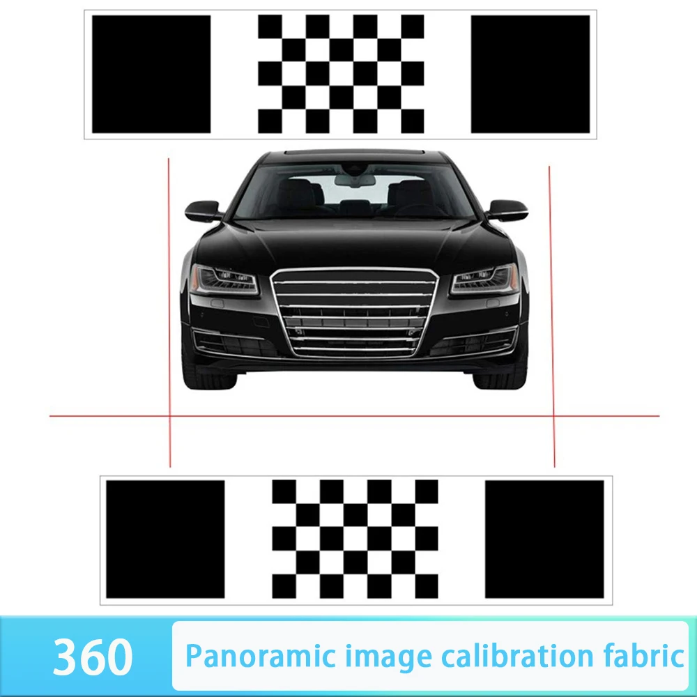 

Car 360 panoramic image system debugging cloth calibration cloth 360 splicing fabric Car Mat For Auxiliary 360 camera