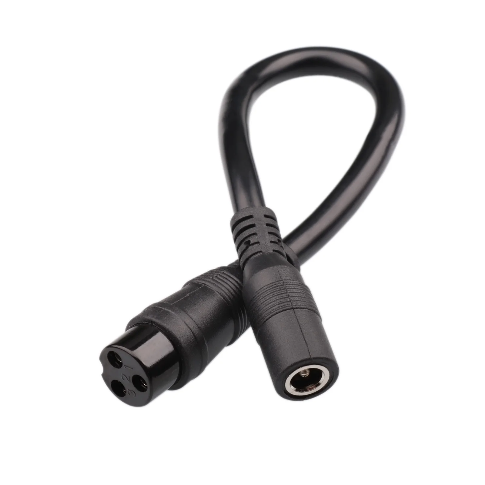 DC 5.5MM To 3-Pin GX16 Connector Cable Adapter High Charging Efficiency For Electric Scooter Bicycle Accessories Convertor