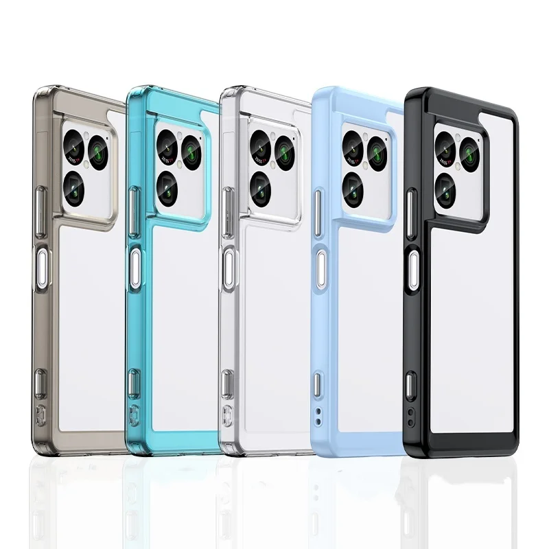 Capa para Sony Xperia 1 VIII, Capas Bumper Transparentes de Plástico, Funda Transparente para Sony Xperia 1 VIII
