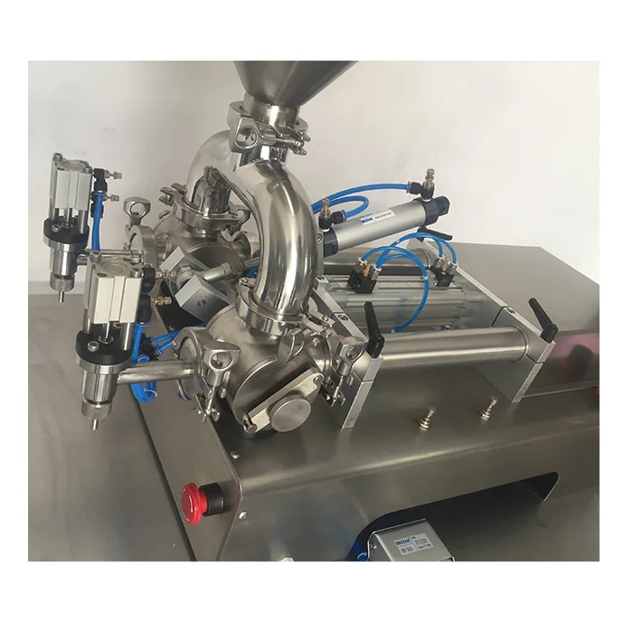 1-5000g Semi Automatic Horizontal Sauce Beverage Canning  with Dual Outlet Explosion Proof - view 4