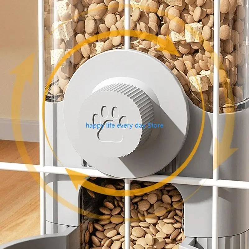 

T8UC Pet Automatic Feeders Water Dispenser Container Large Capacity Dog Feeding Bowl Water Dispenser for Small Dog