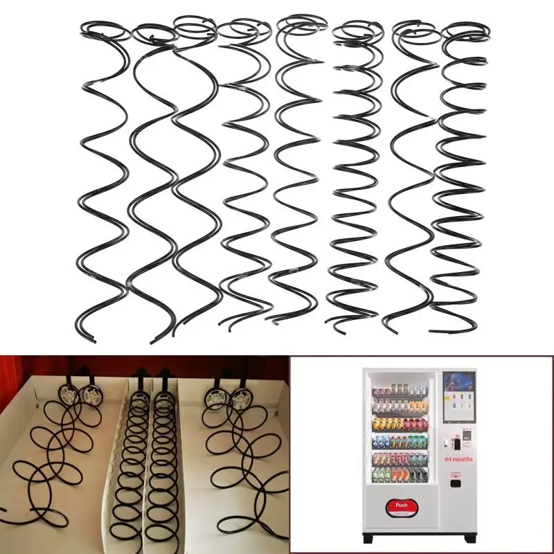 2Pcs 4/5/7/11 Grids Beverage Bottle Drink Piral Spring 17.7 Inches Length OD 66MM Wire 4mm Vending Machine Motors Metal Spring