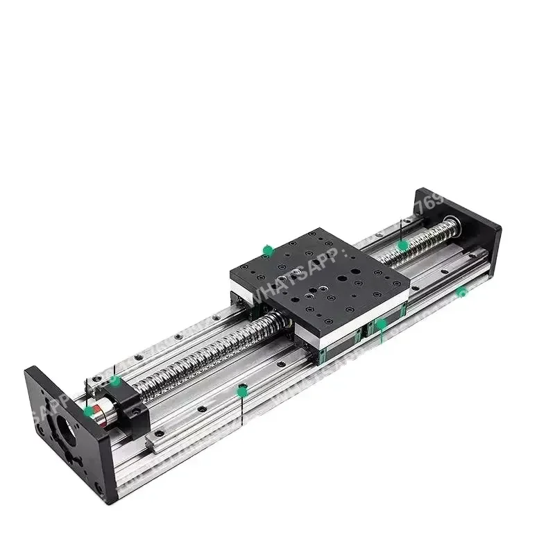 GX150 Heavy-Duty Ball Screw Slide Module Dual Linear Guides High-Precision Cross-Movement Workbench Linear Motion