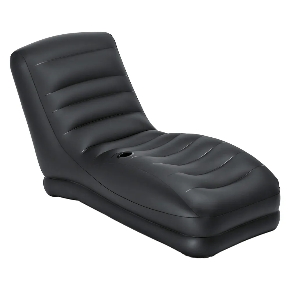 Intex mega lounge 81x173x91 cm inflatable armchair-Black