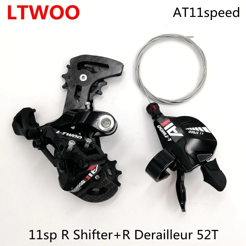 Groupset LTWOO AT11 1x11 Speed MTB Shift Lever and Rear Derailleur Long cage 42T 46T 50T 52T 11v switch compatible SHIMANO sram