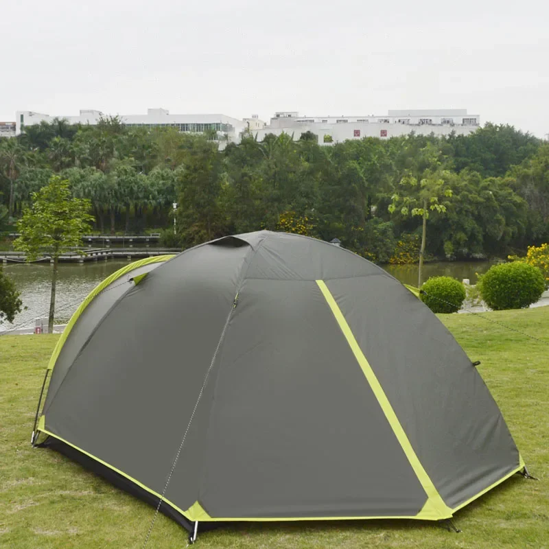 4-6 Person Extended Travel Hiking Outdoor Beach 4 Season Camp Tent Outdoor Tunnel Tent