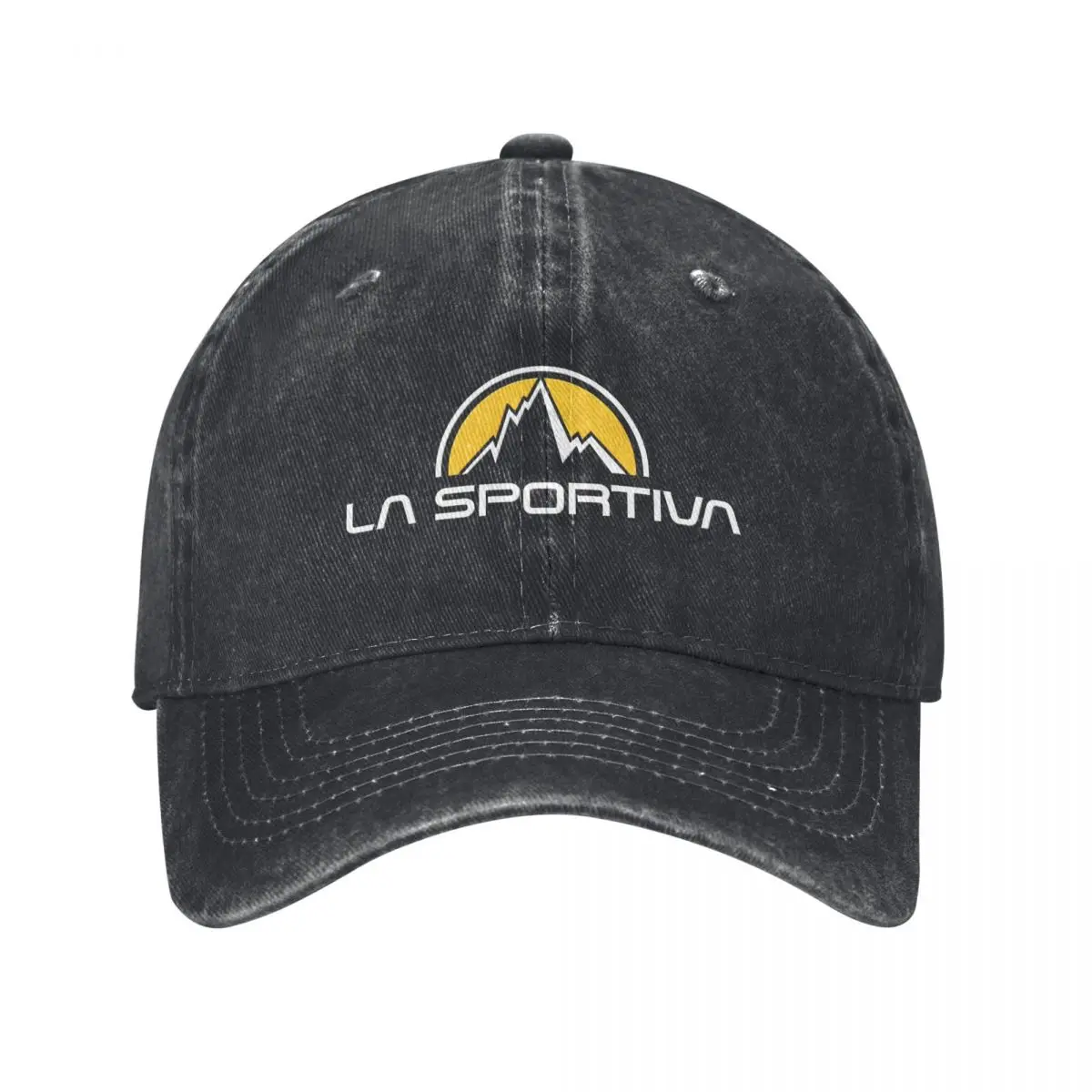 Sports Logo Baseball Cap Fashion Distressed Denim Washed La Sportiva Sun Cap Men Women Outdoor Summer Caps Hat