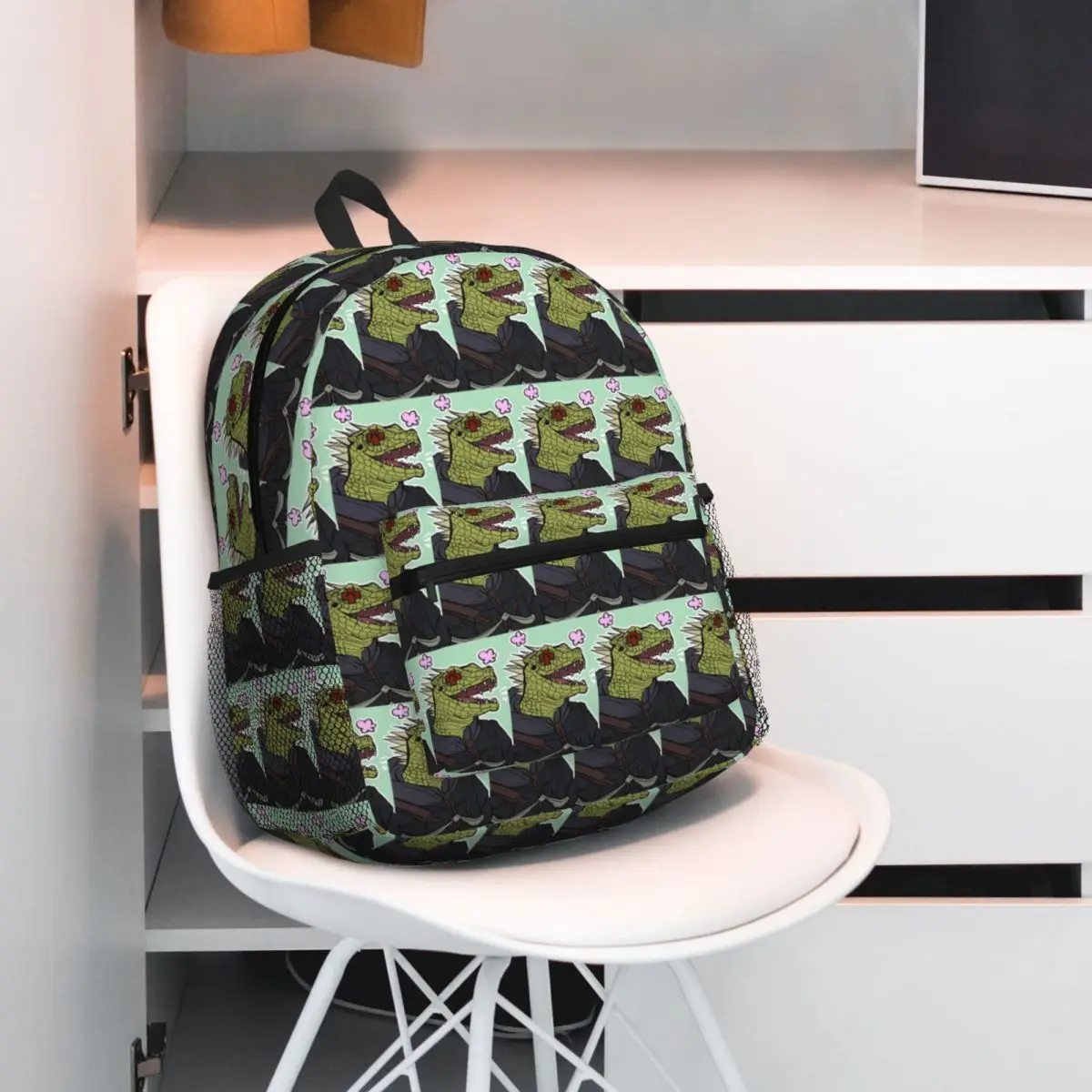 Dorohedoro Anime Kaiman Eating Gyoza Backpack Student BookBag Kids School Bag Computer Shoulder Bags for Boys Girls