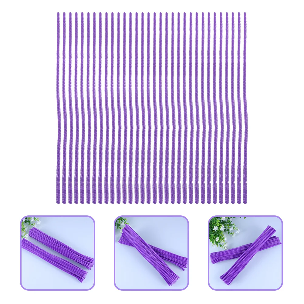 300 قطعة العصي الملتوية المواد حزمة Diy بها بنفسك الحرفية الأنابيب المنظفات الشنيل ينبع انحناء بار للأطفال اليدوية أداة الإبداعية