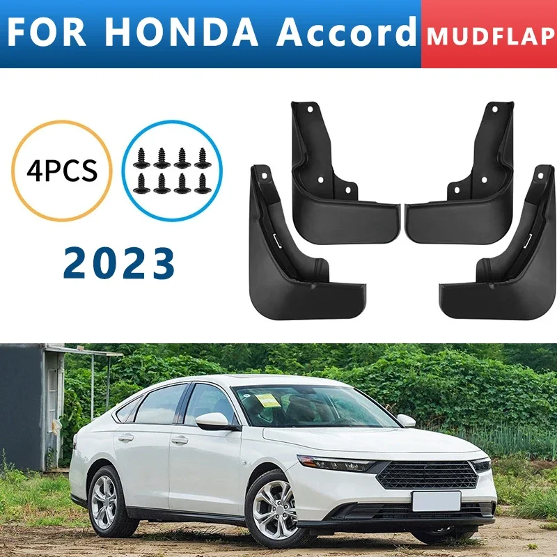 

Mud Flaps Fit for HONDA Accord 2023 Mudguards Tire Fenders Splash Proof Accessories Wheel Guards 4ps