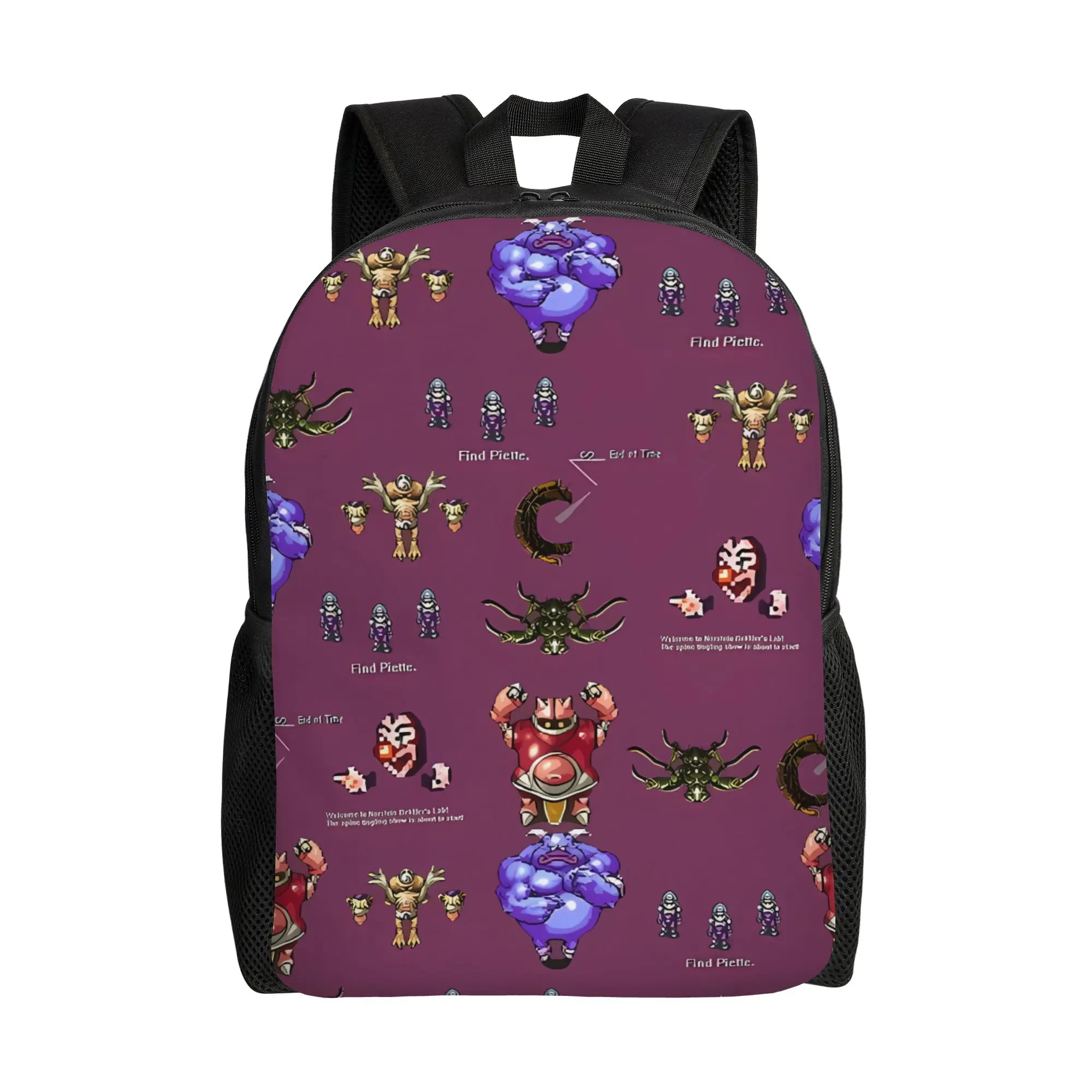 

Collage C-Chrono Trigger Backpack Fashionable anime mochila Large Capacity Laptop Bag Back To School Season