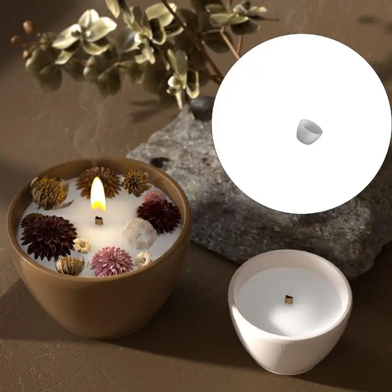 

A52E многоразовая силиконовая форма для ювелирных изделий для контейнеров для свечей ручной работы, искусство из смолы, для дома