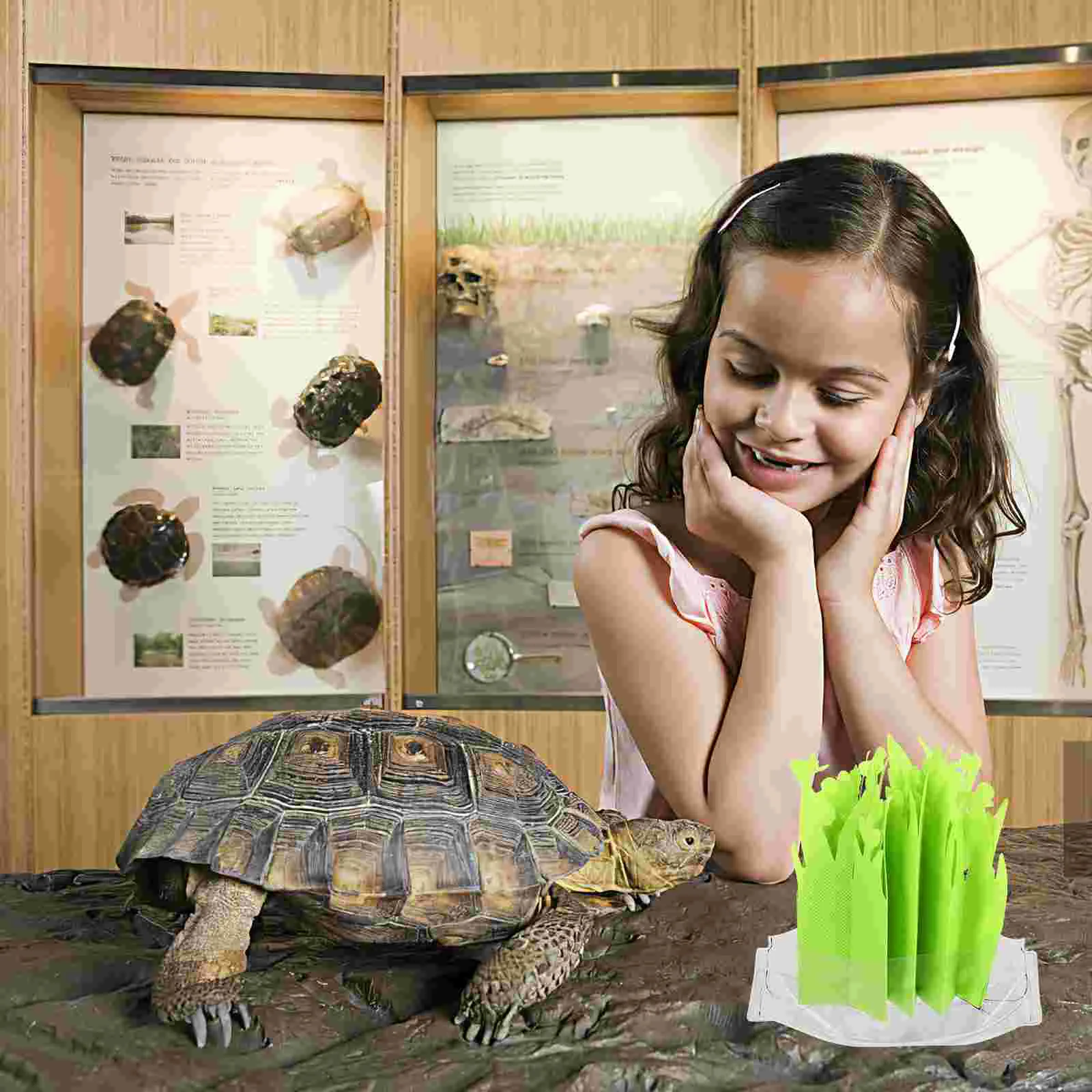 1PC Simulation Plant Non-woven Air Fresher Humidifier for Tortoise Reptile Air Humidifier Reptile Box Atomizer