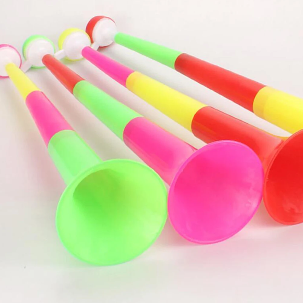 

4pcs Telescopic Horn Kids Musical Instruments Durable Plastic Loud Sound Party Football Noise Makers Toys Stadium
