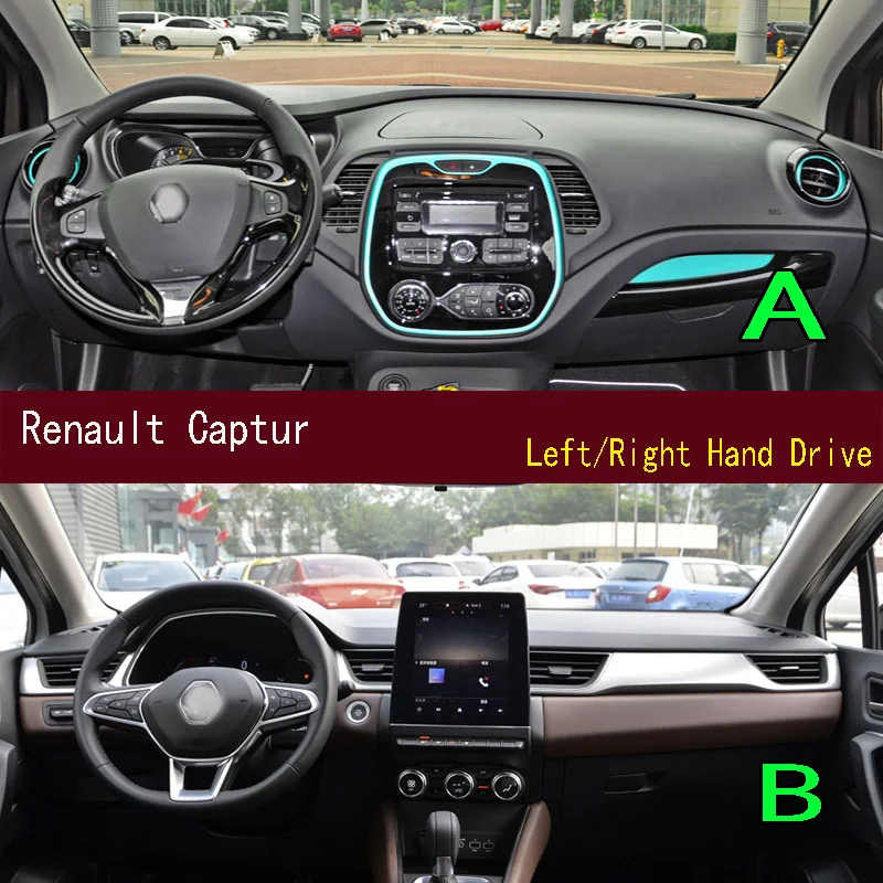 

For Renault Captur TCe270 Dashmat Dash mat Dashboard Cover Instrument Panel Sunscreen Pad Ornaments