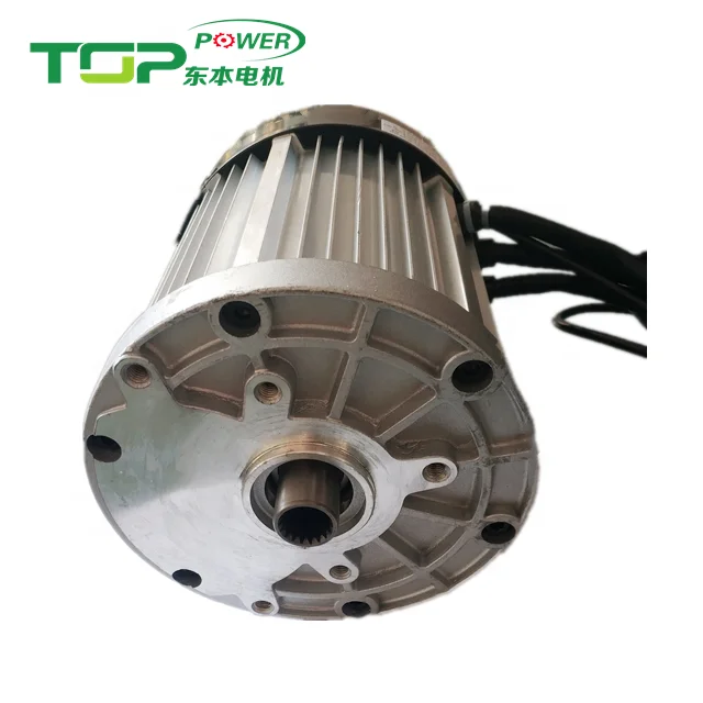 Brushless High Torque DC Motor 60V 3000W Sine Wave DC Motor For Electric Vehicle