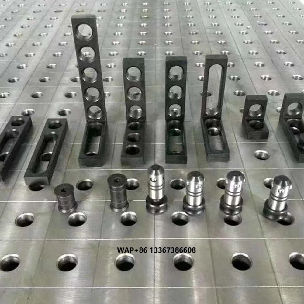 Welding Table Clamps Locating Accessories Locking Pins Casting Iron Measuring Tools Cast Iron Parts Size Customized