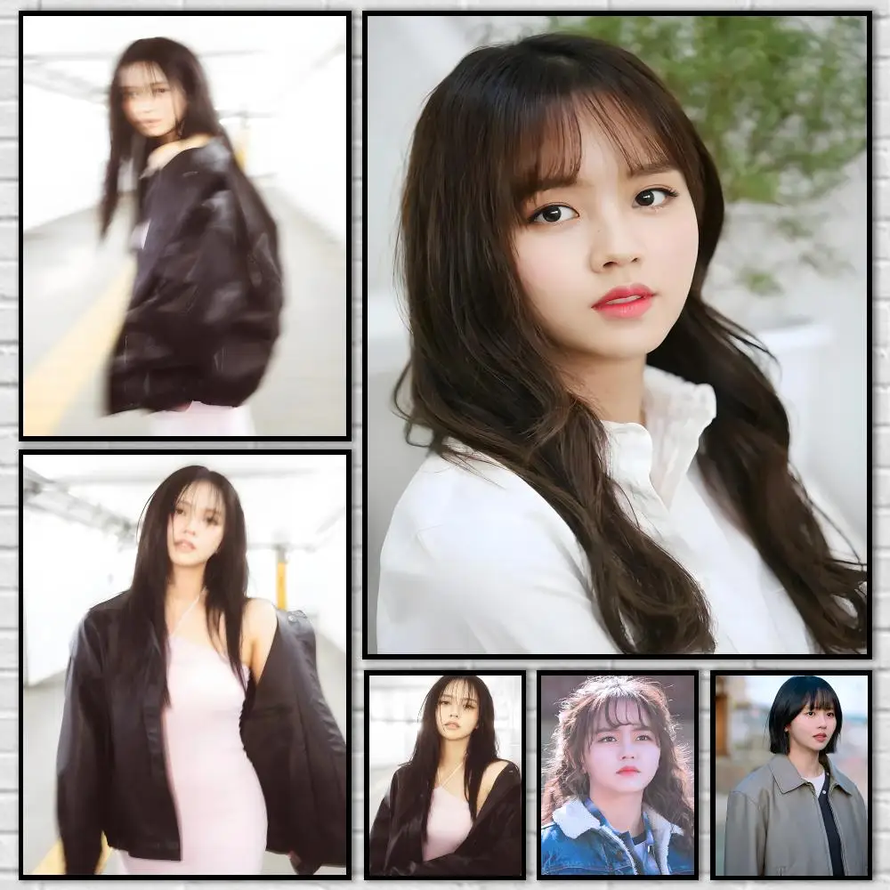 Korean actress k-Kim So-H-Hyun Poster Durable HD PVC Wall Art - Waterproof Dustproof Easy Install For Home Cafe