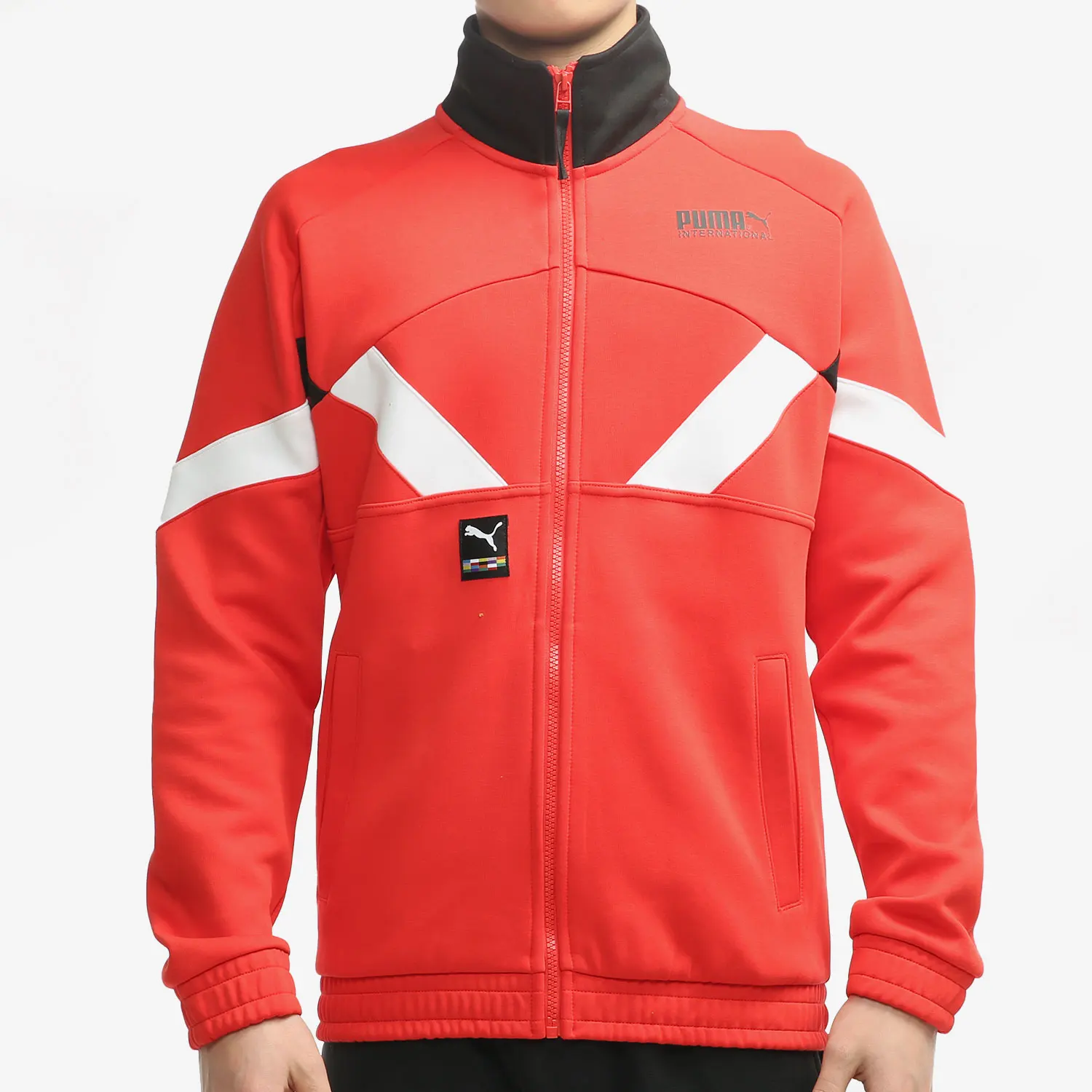 

Puma настоящая сезонная новая мужская удобная повседневная спортивная куртка с воротником-стойкой 531339-11