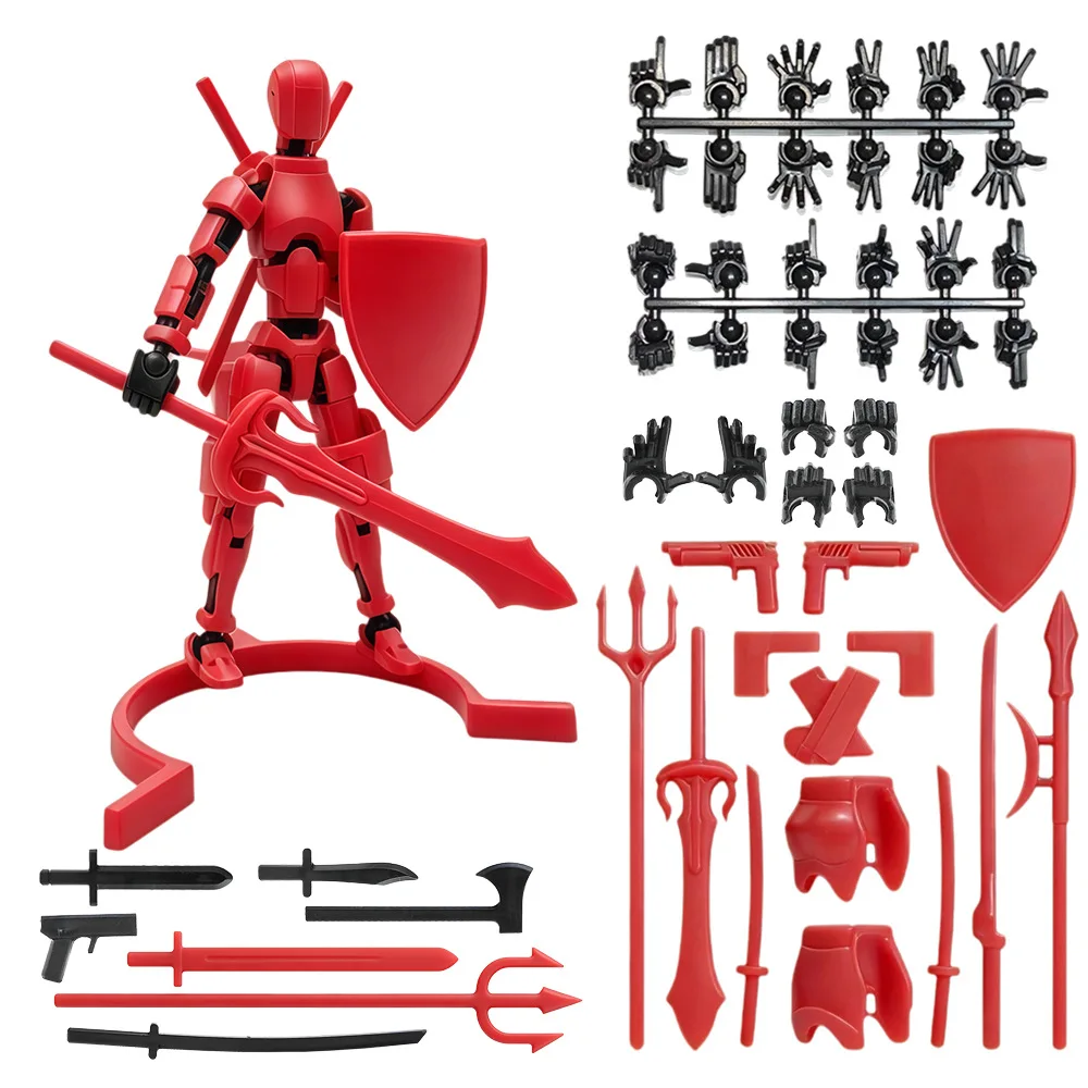 Le plus récent!!! Attraction magnétique, figurine imprimée en 3D T13, DIY, multi-articulée, homme et femme, poupée porte-bonheur, jouets robotiques mobiles et transformables