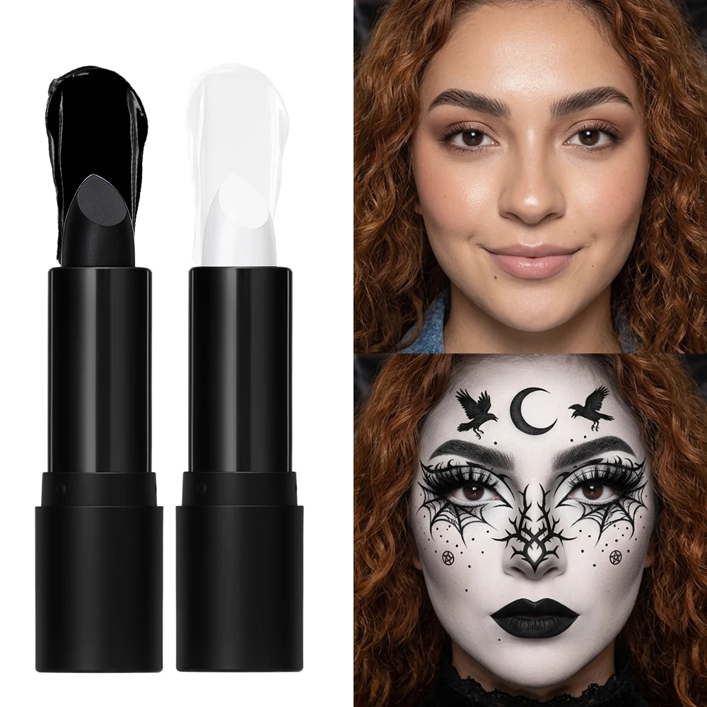 Halloween Cosplay Face Body Paint Crayon Blue Black Green Sweatproof Long Lasting Makeup Stick