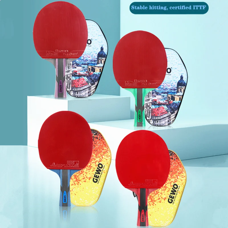 GEWO Offensive Racket Table Tennis Racket ITTF certified Competition Stable Hitting Professional Ping Pong Racket