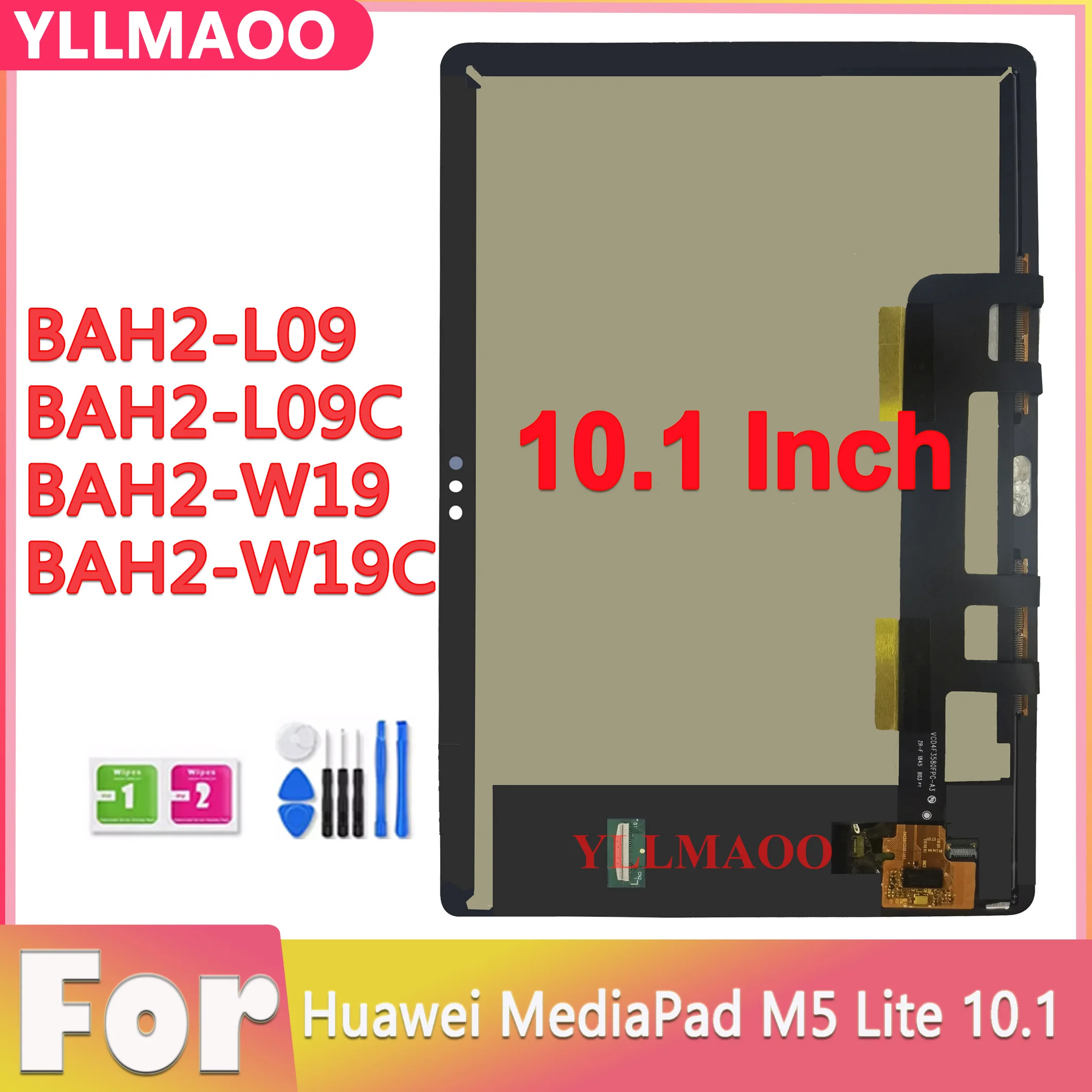 NEW For Huawei MediaPad M5 10.1 M5 Lite 10 BAH2-L09 BAH2-W19 Bach2-L09C Bach2-W19C LCD Display Digitizer 10.1