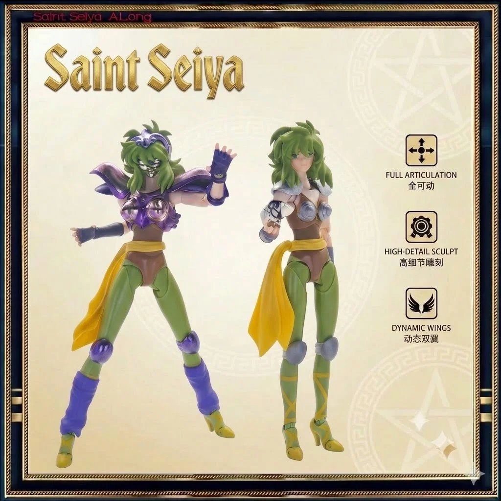 【Ready Stock】 Saint Seiya MST Ophiuchus Shaina Myth Cloth EX Diecast Metal Armor Action Figure Collectible Toy
