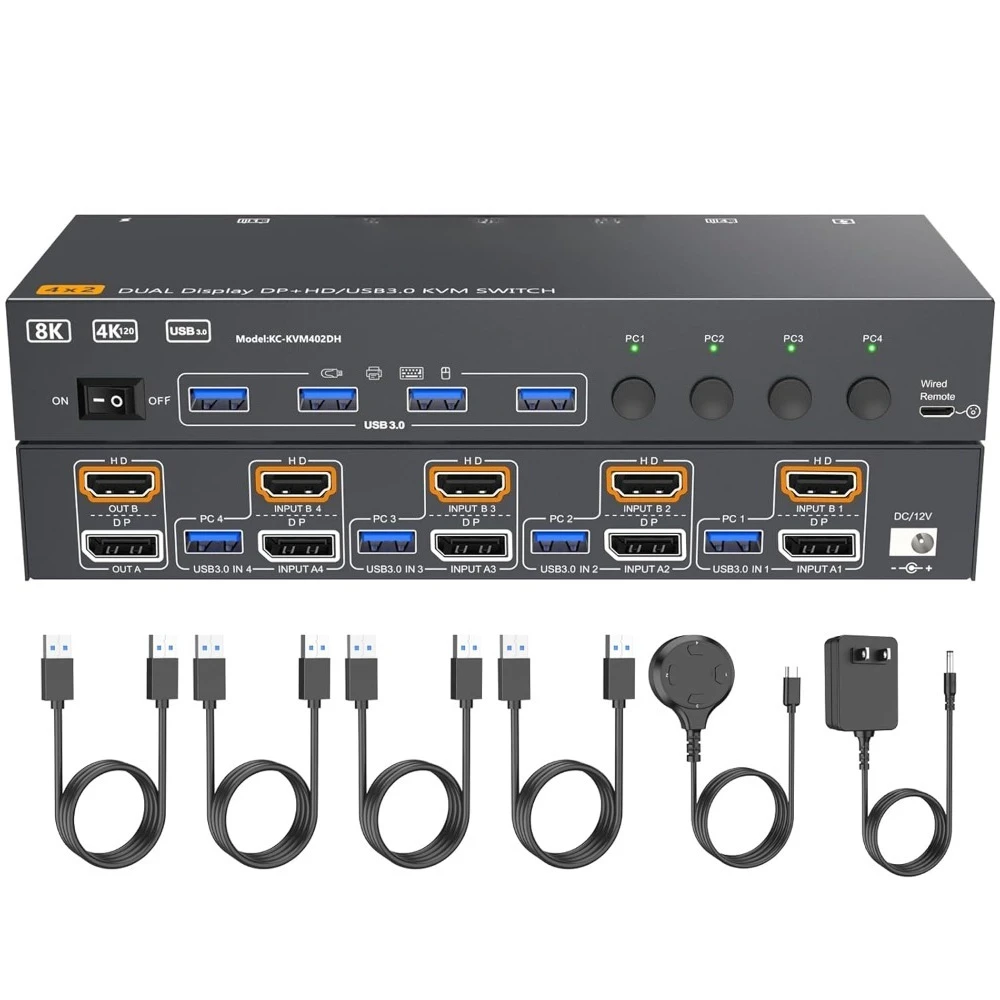 Hdmi Dp Kvm Switch … - image